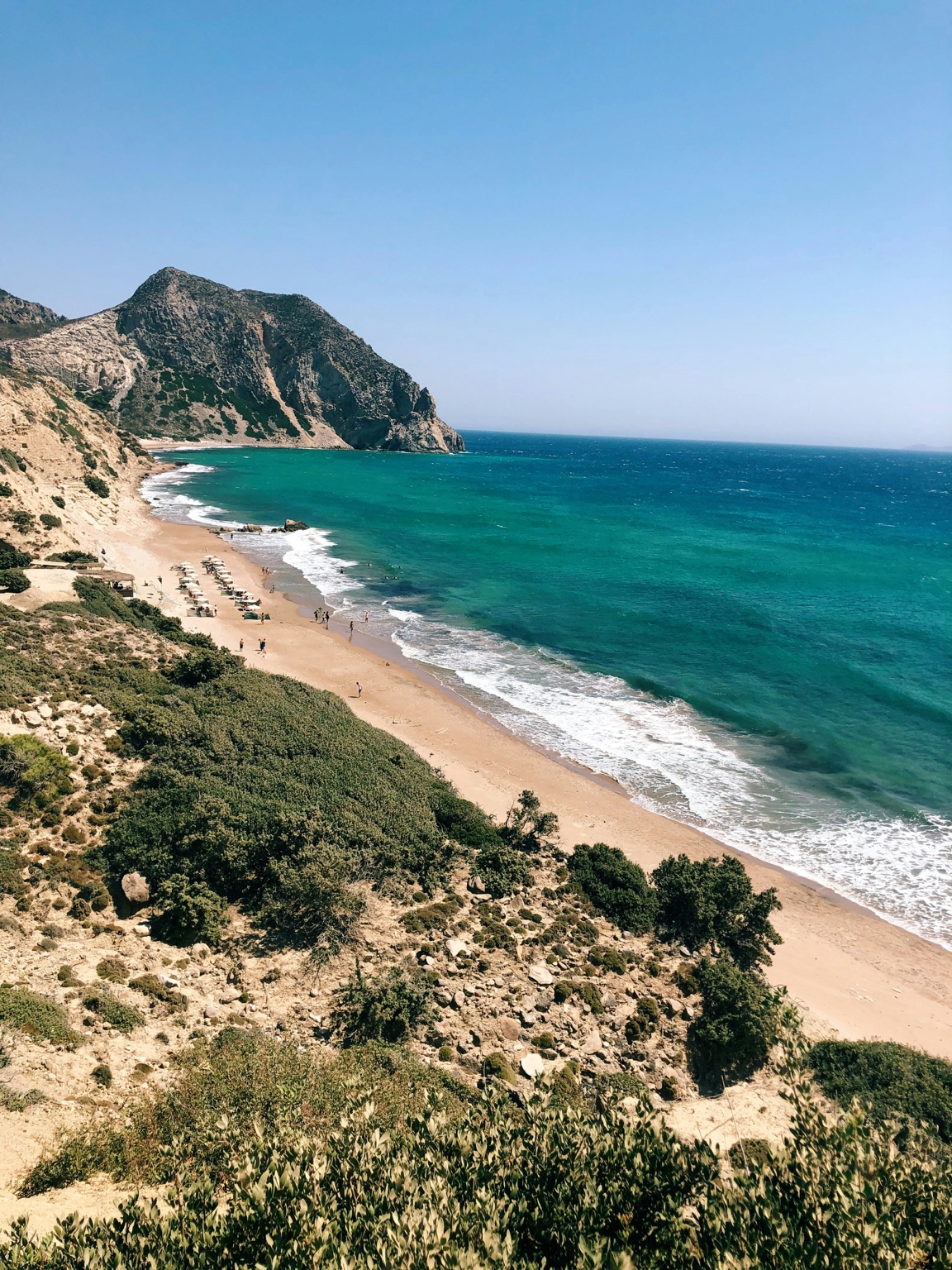 Foto de costa y playa para la guía de Grecia