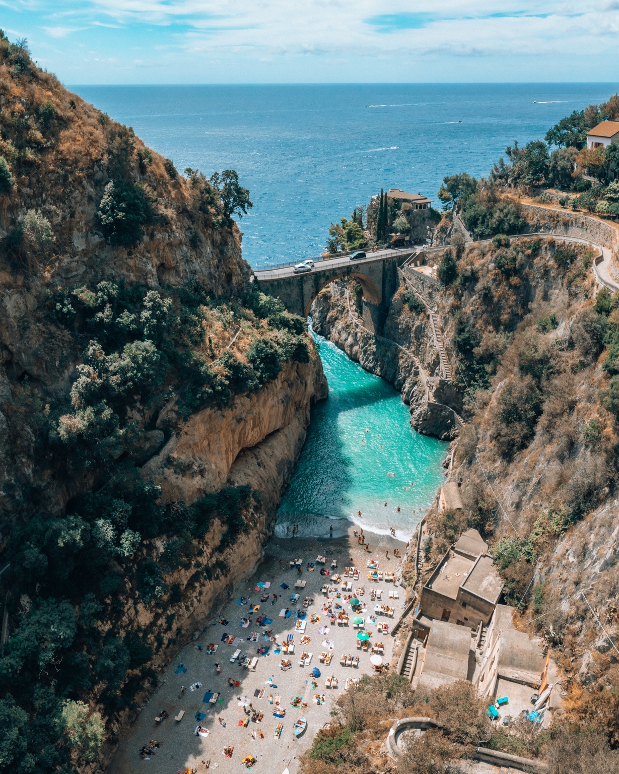 Foto de costa y playa para la guía de Italia
