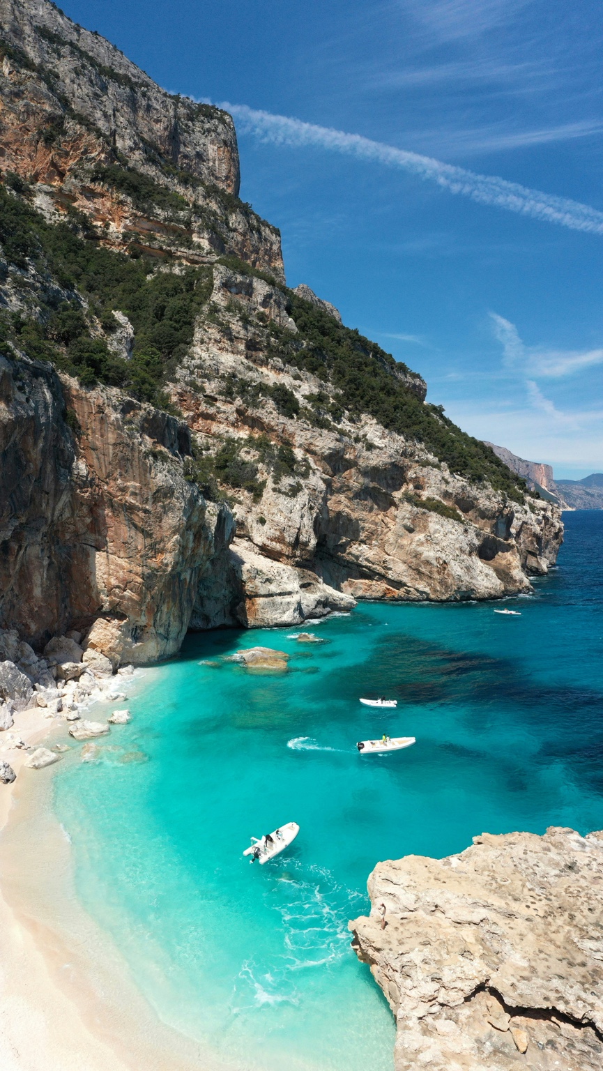 Foto de costa y playa para la guía de Italia