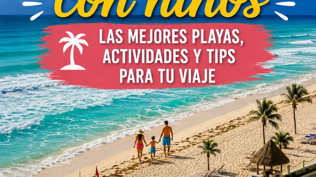 Cancún con niños: playas para disfrutar en familia