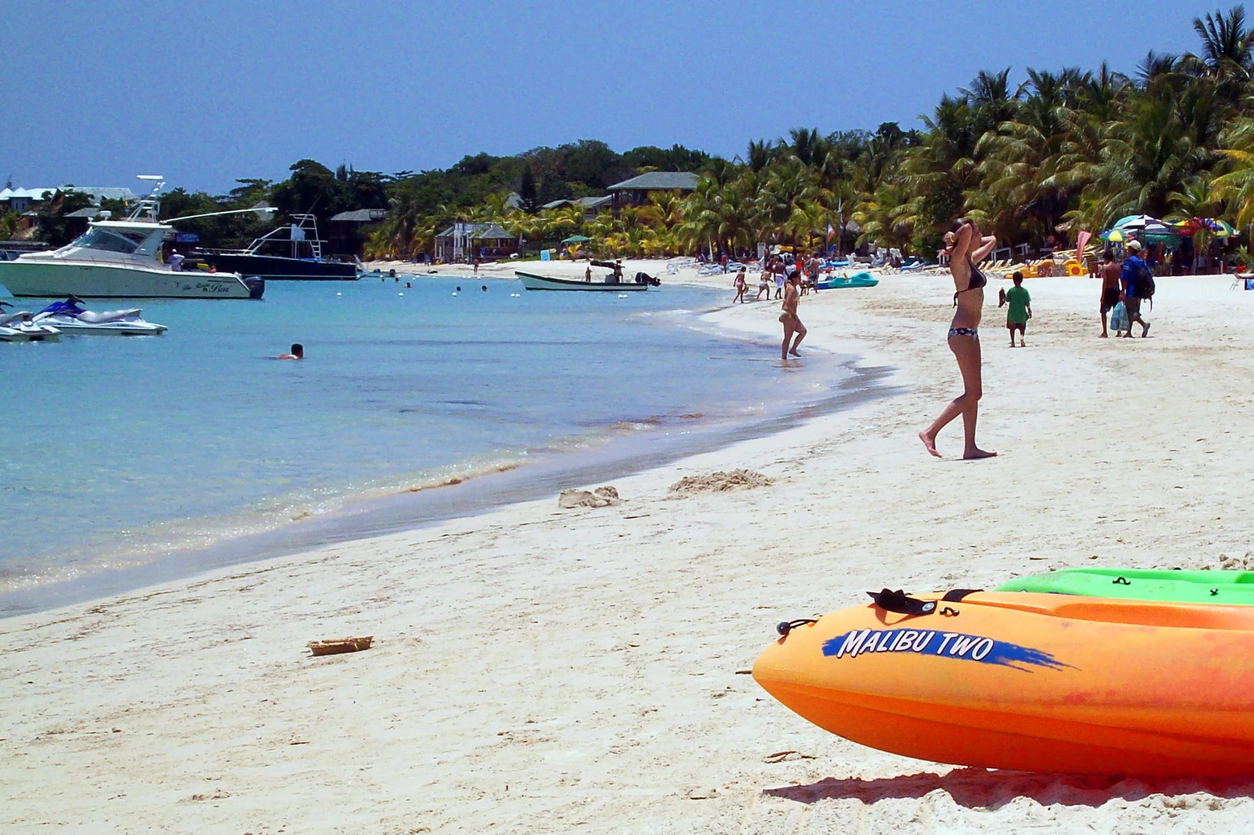 West Bay Beach en Roatán, Honduras.