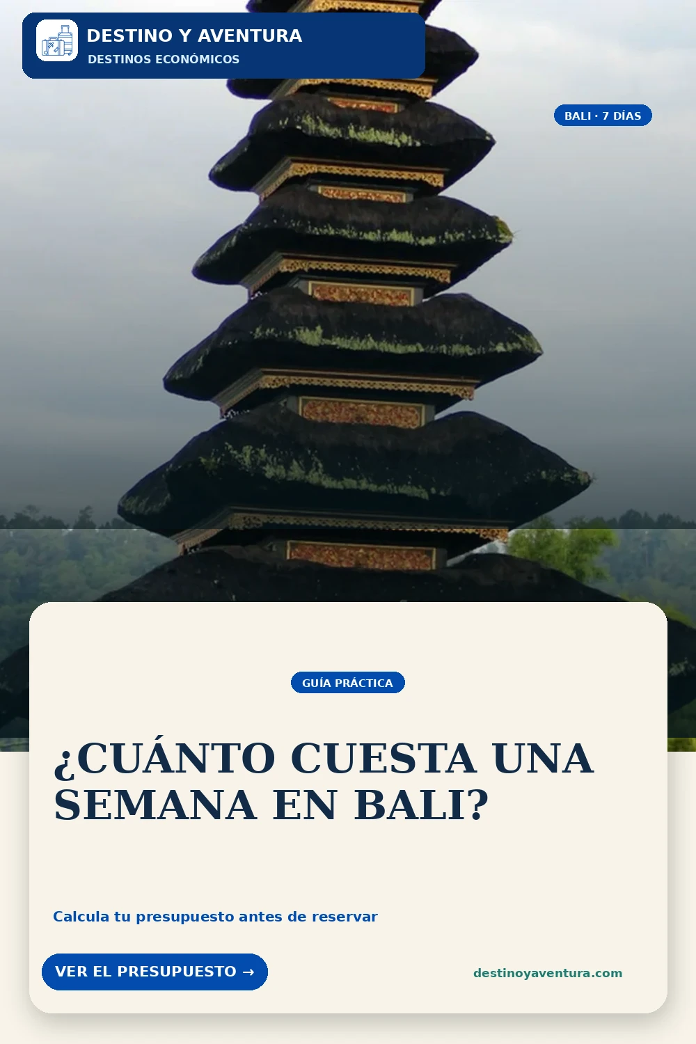 Pin vertical sobre bali barato: cuánto cuesta realmente viajar una semana