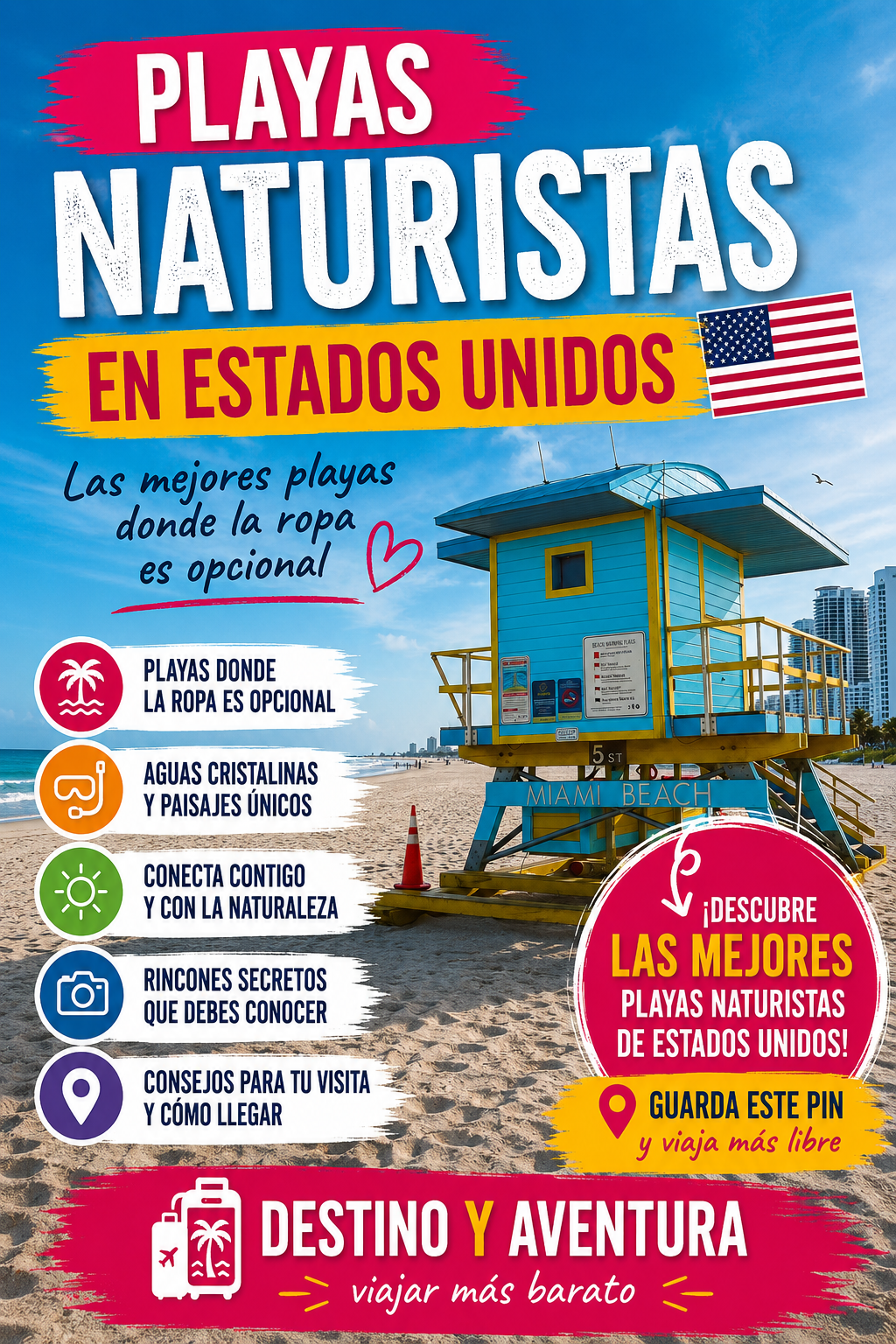 Pin de Destino y Aventura para Estados Unidos
