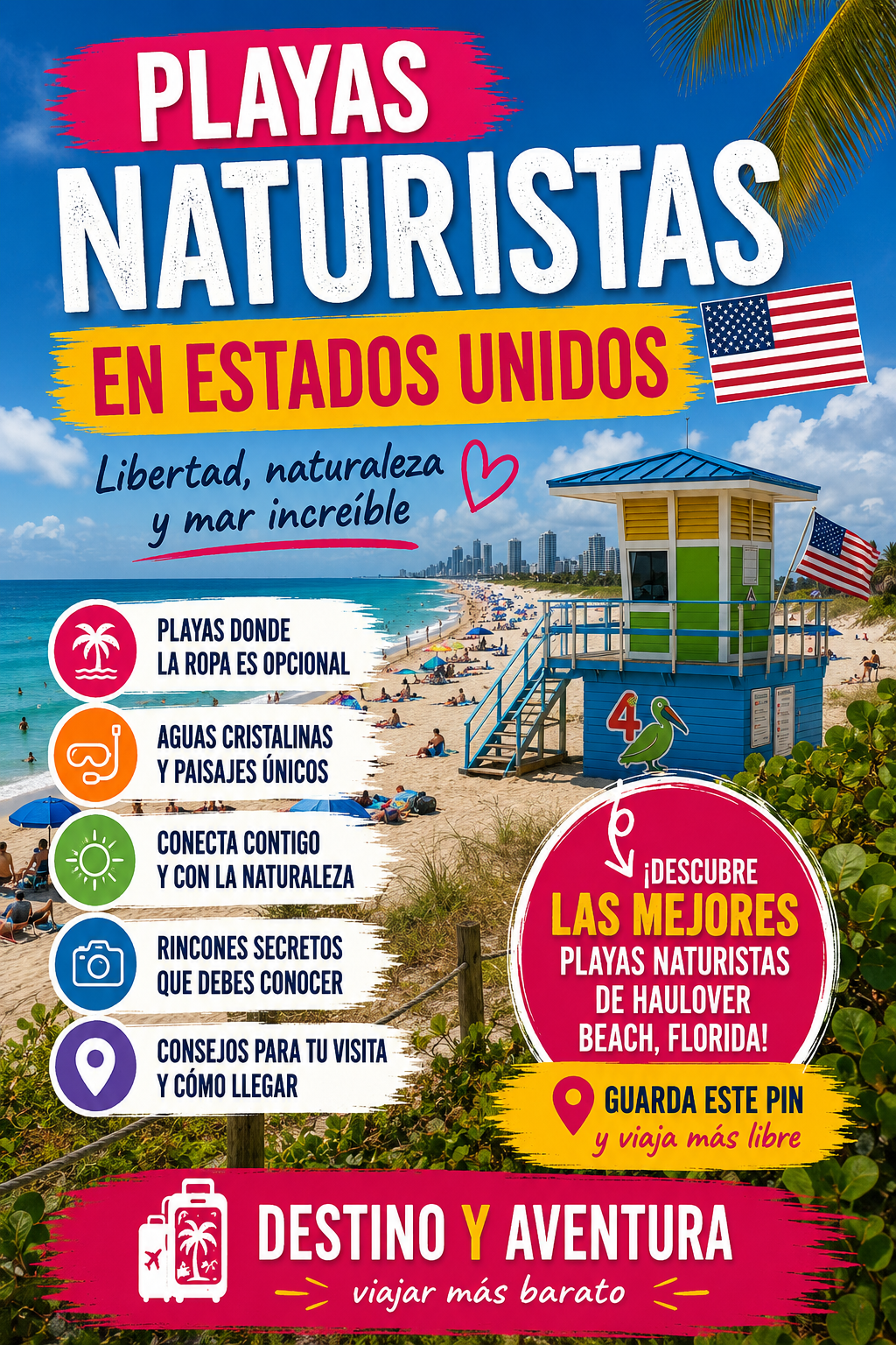 Pin de Destino y Aventura para Estados Unidos