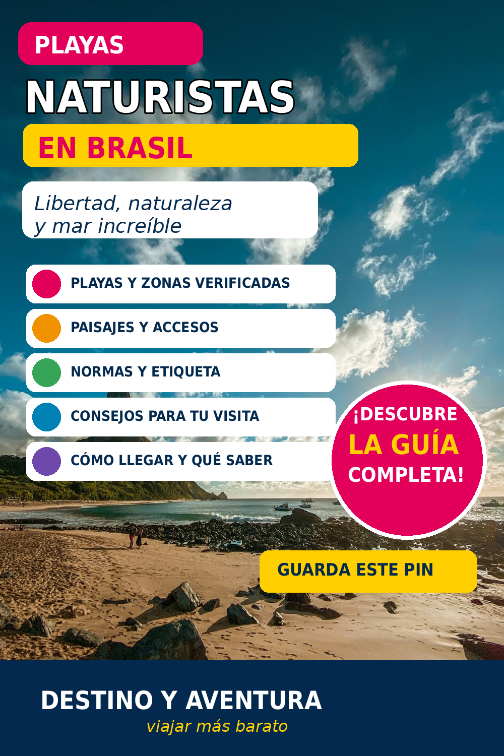 Pin de Destino y Aventura para Brasil